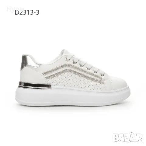 Дамски, бели маратонки 