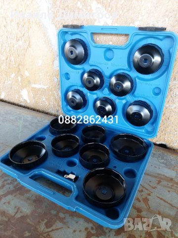 Комплект чашки за маслени филтри 14 части, снимка 3 - Други инструменти - 42550663