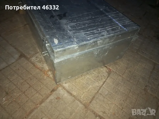 метален поцинкован сандък, снимка 3 - Куфари с инструменти - 56524148
