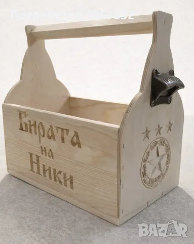 Щайга/кошница за бира(six pack)ръчна изработка