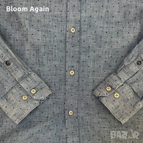 Мъжка риза Sisley, снимка 3 - Ризи - 51790222