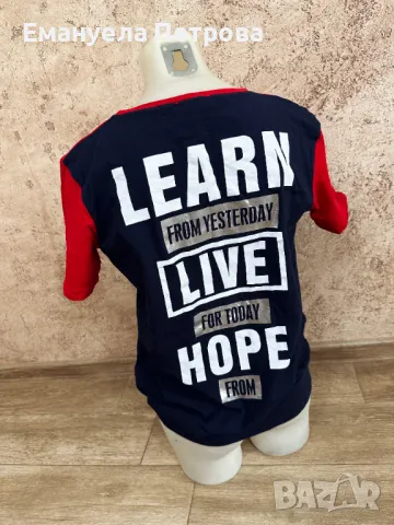 Дамска спортна дениска с апликация, снимка 2 - Тениски - 48071554