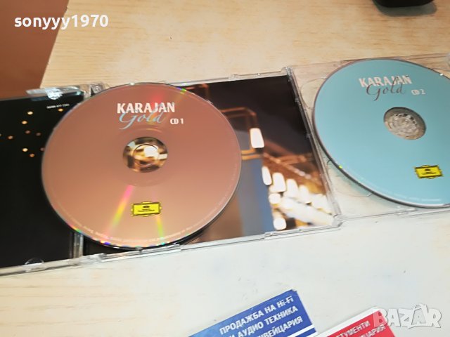 KARAJAN GOLD X2 CD ORIGINAL-ВНОС GERMANY 2803231639, снимка 2 - CD дискове - 40168960