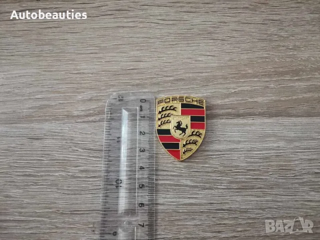 Емблема за волан Porsche с щифт, снимка 3 - Аксесоари и консумативи - 50066322