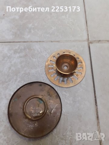 Месингов свещник от 2 части, снимка 4 - Декорация за дома - 39057952