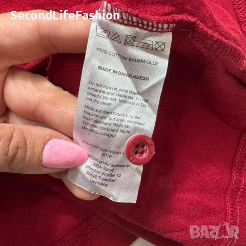 47 AVD Oldtimer Grand Prix Nurburgring 2019 Поло тениска с дълъг ръкав мъжка блуза червена, размер L, снимка 3 - Суичъри - 52874839