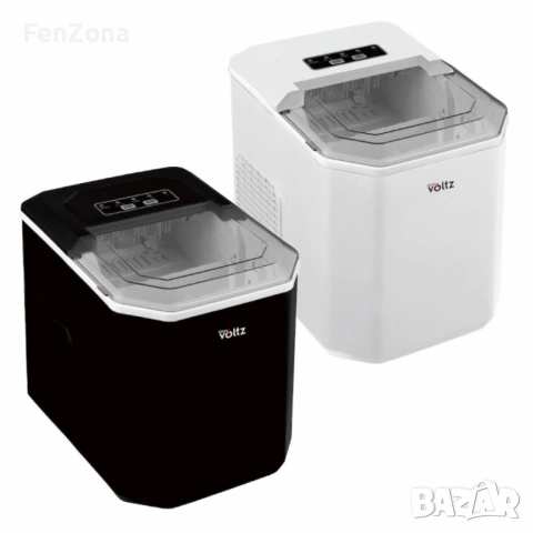 Ледогенератор Voltz, 100W~120W, 12кг./24ч., 1.3л., Черен или бял,24м гаранция, снимка 2 - Други - 54065970