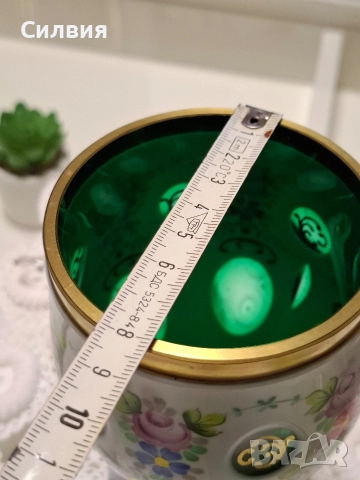 Ваза Bohemia , снимка 8 - Антикварни и старинни предмети - 52718675