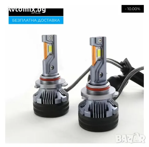 HB3/9005 LED xenon крушки, модел STN1 за 10-24V, 65W, Canbus 6000K, комплект, БЕЗПЛАТНА ДОСТАВКА, снимка 2 - Аксесоари и консумативи - 49674218