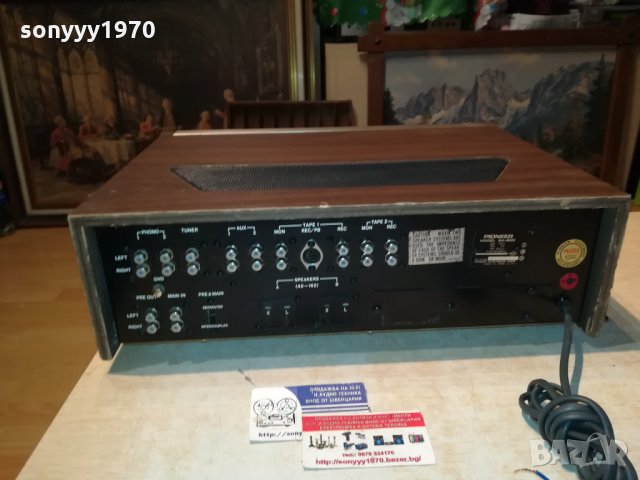 ЗАЯВЕН!!!PIONEER STEREO AMPLIFIER-MADE IN JAPAN 2111212028, снимка 6 - Ресийвъри, усилватели, смесителни пултове - 34882210