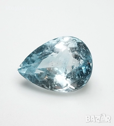Аквамарин с форма капка и светло син цвят 8.40! Нов!, снимка 2 - Други - 51648495