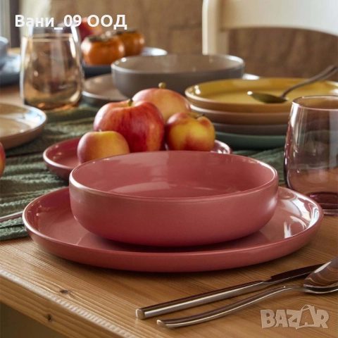 Пъстър сервиз за хранене, снимка 3 - Сервизи - 51664176