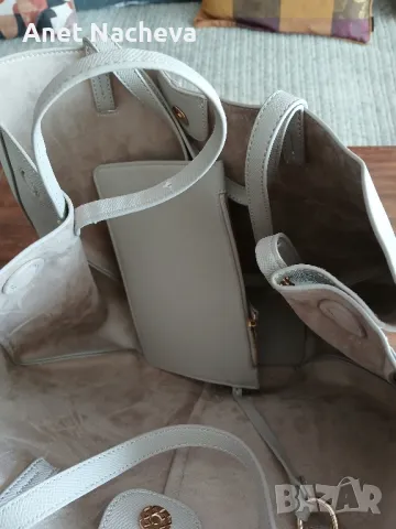 Чанта дамска бежова , снимка 4 - Чанти - 48749814