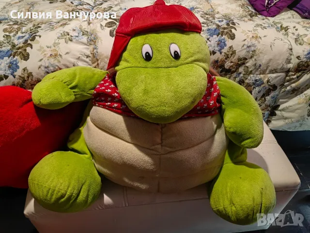 Огромни мечка и костенурка , снимка 2 - Плюшени играчки - 48544652