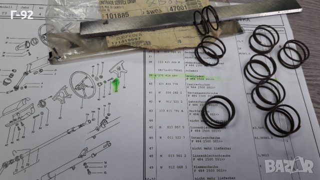 171419697**NEU**VAG **VW**AUDI **PORSCHE **ПРУЖИНА ЗА ВОЛАНА **, снимка 5 - Части - 39465752