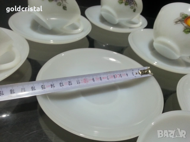 Френски аркопал , снимка 3 - Антикварни и старинни предмети - 42224942