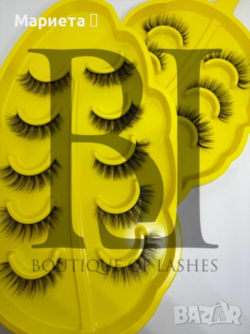 3D мигли естествен косъм, снимка 2 - Декоративна козметика - 52073490