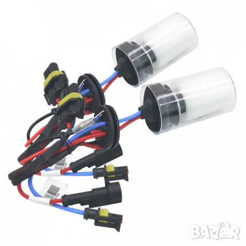 Ксенонови крушки H1 силикон 35W 5000K комплект 2 броя