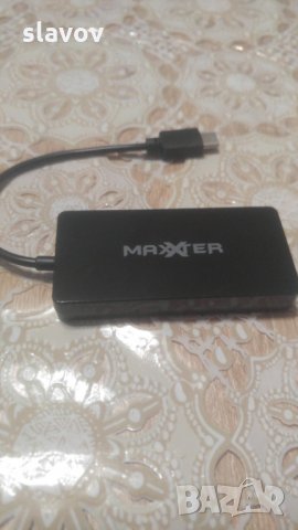 USB HUB TYPE C - 4 ПОРТА, снимка 6 - USB кабели - 29980174