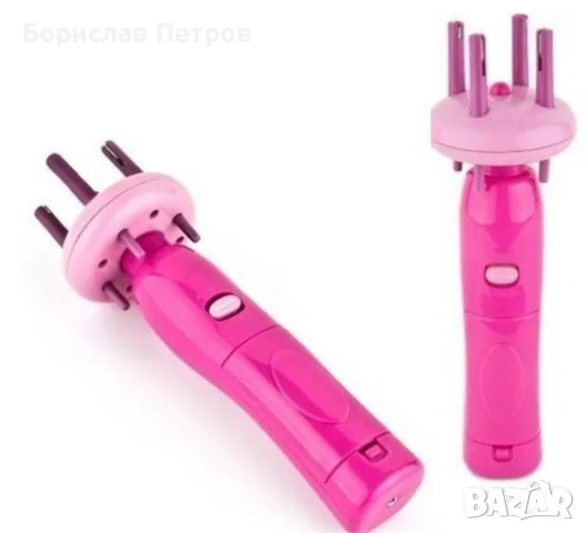 Автоматичен уред за плитки - V i p r o o Braid X-press Electric / Материал: ABS, снимка 4 - Маши за коса - 55754744