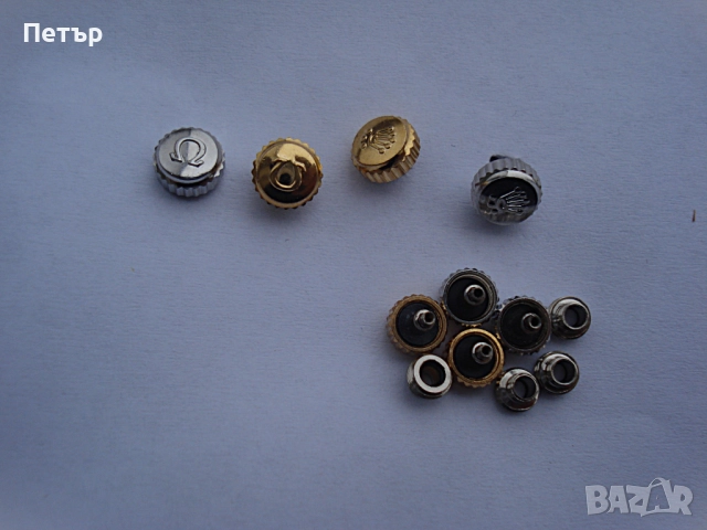 Коронки с винтове за Omega  и Rolex часовници, снимка 3 - Мъжки - 52824029