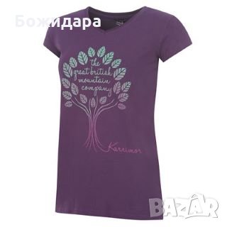 Дамска тениска Karrimor Organic T-Shirt изработена от лека и дишаща материя. Моделът има къси ръкави, снимка 4 - Тениски - 30590969