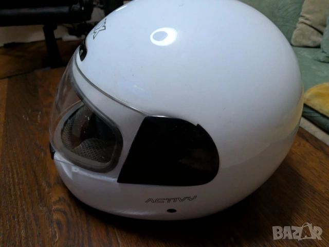 Мото каска HELIX Activy – Бяла (Full Face), снимка 5 - Аксесоари и консумативи - 52916709