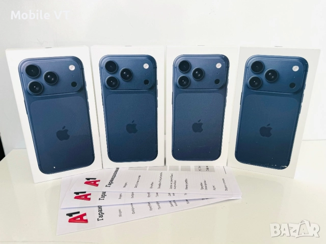 Промо! НОВ! iPhone 17 Pro 256GB Deep Blue ГАРАНЦИЯ 24 Месеца!