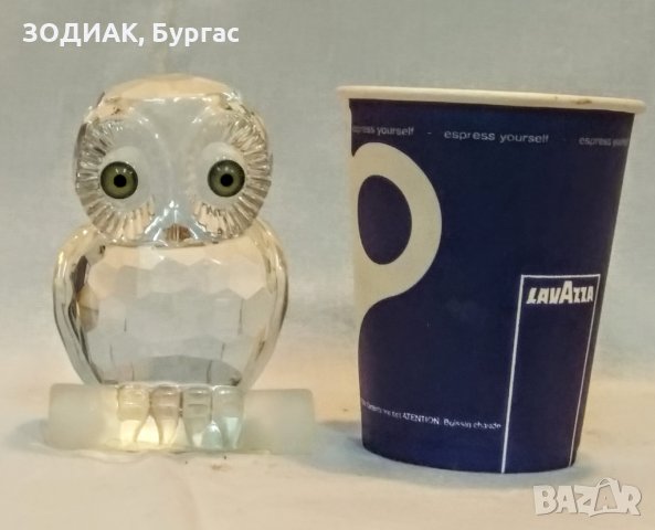 Статуетка БУХАЛ - стъкло, 8 см, снимка 5 - Статуетки - 28337173