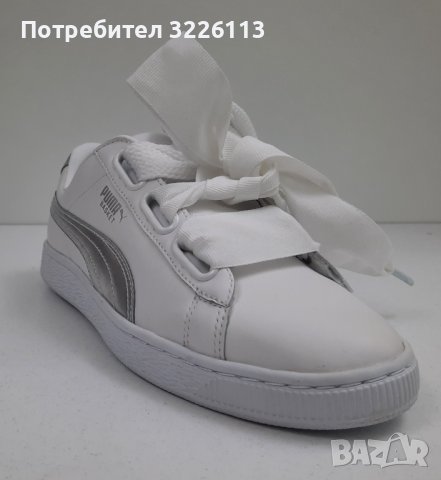 Дамски маратонки Puma Basket HeartExp, размер - 38 /UK 5/ стелка 24 см.. , снимка 1 - Маратонки - 37308286