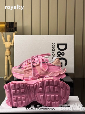 Dolce & Gabbana Нови Розови Дамски Маратонки , снимка 2 - Маратонки - 53996895