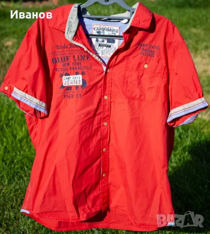 Риза с къс ръкав Camp David - XL