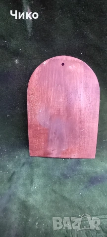 Стара дървена рисувана икона, снимка 2 - Антикварни и старинни предмети - 54117974