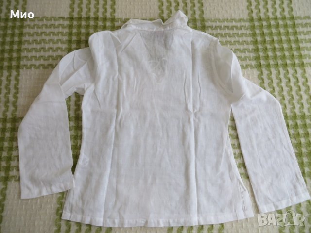 H&M LOGG, нова ленено-памучна блуза, 40, снимка 2 - Блузи с дълъг ръкав и пуловери - 39167130