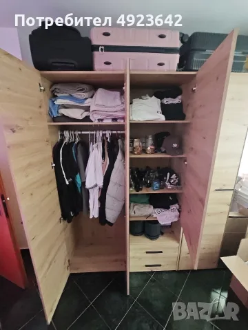 Нов гардероб за спалня! Налични 2 броя ! New bedroom closet!, снимка 2 - Гардероби - 55949119