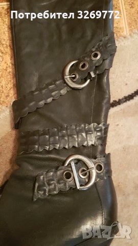 Черни ботуши на FLUXÁ ,номер 40, снимка 7 - Дамски ботуши - 35261048