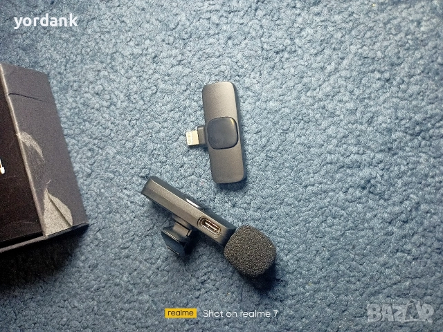 Безжичен микрофон тип брошка iPhone, снимка 4 - Микрофони - 52807810