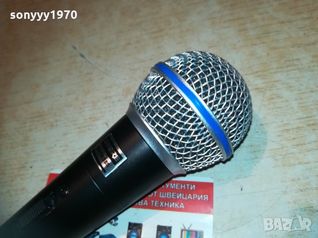 shure beta sm58s-profi microphone-внос швеицария, снимка 7 - Микрофони - 32113294