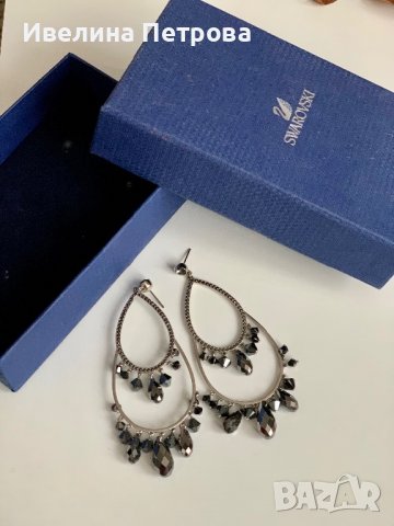 Обеци Swarovski, снимка 2 - Обеци - 38887282