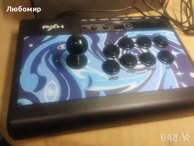 Контролерът за аркадна игра с джойстик, снимка 2 - Игри за PlayStation - 47937494