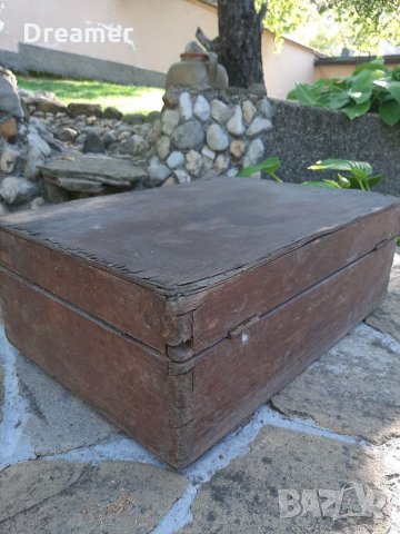Стар ретро дървен куфар , снимка 6 - Антикварни и старинни предмети - 33824362