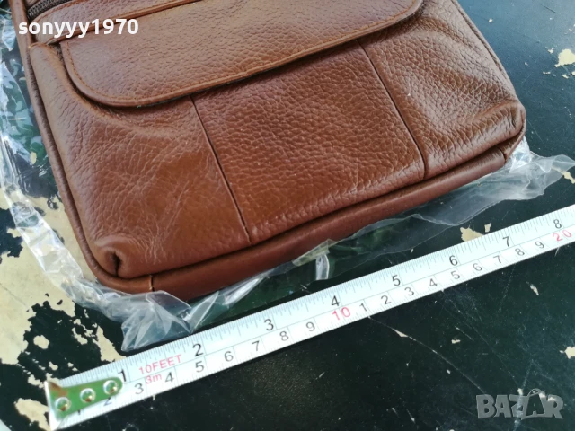 КАФЯВА КОЖЕНА ЧАНТА 1907251805, снимка 11 - Чанти - 51074949