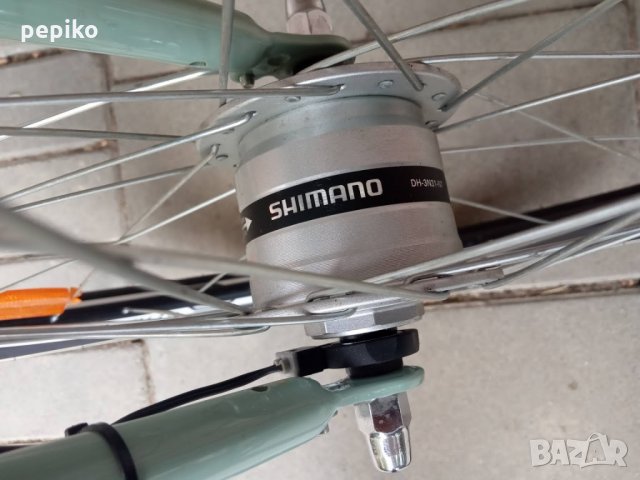 Продавам колела внос от Германия алуминиев градски велосипед JULIETA 28 цола с 6 скорости ДИНАМО ГЛА, снимка 14 - Велосипеди - 30235735