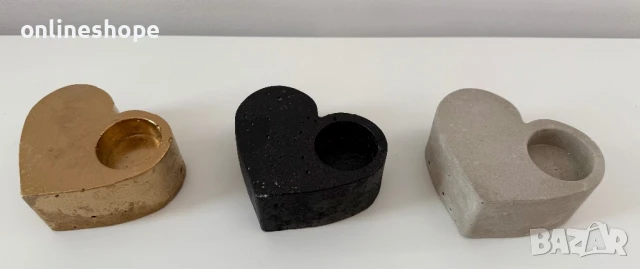 Ръчно изработен свещник “Сърце” – елегантност с послание, снимка 2 - Декорация за дома - 50524597