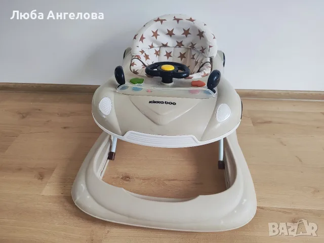детска проходилка (паяк) Kikkaboo Car Beige, снимка 2 - Проходилки - 55872780