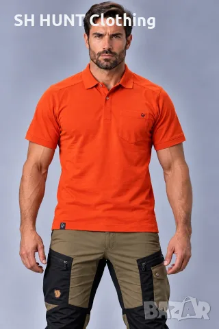 NORRONA Cotton Polo Shirt размер M за лов риболов и туризъм тениска - 325