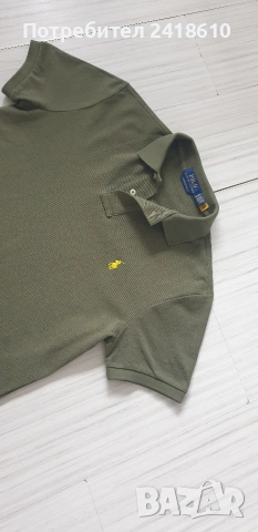 POLO Ralph Lauren Pique Cotton Custom Slim Fit Mens Size S НОВО!ОРИГИНАЛ! Мъжка Тениска!
