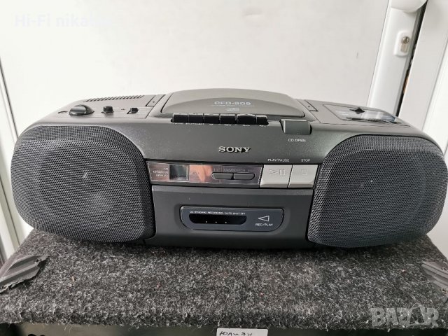 Радио Ресийвър касетен дек CD player SONY CDF-909 