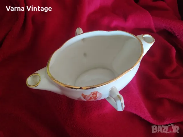  Стар порцеланов сепаратор сосник. 30-40 години. PL Франция. марк., снимка 2 - Антикварни и старинни предмети - 48780799