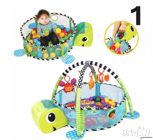 Център за игра с матрак за активност и кошара за бебета, снимка 3 - Други - 52583285
